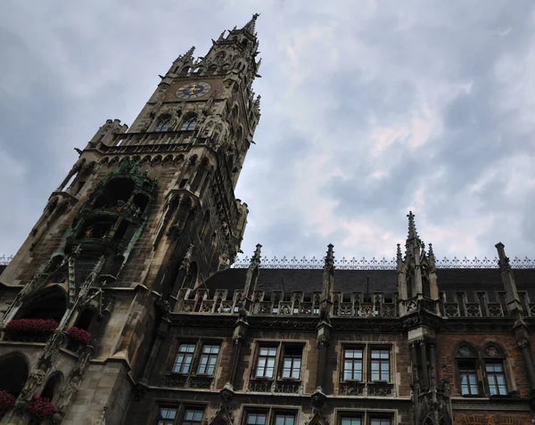 Town Hall Marienplatz Munich — Stock Photo, Image