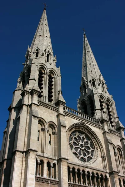 Biserica Saint Jean Baptiste Belleville — Fotografie, imagine de stoc