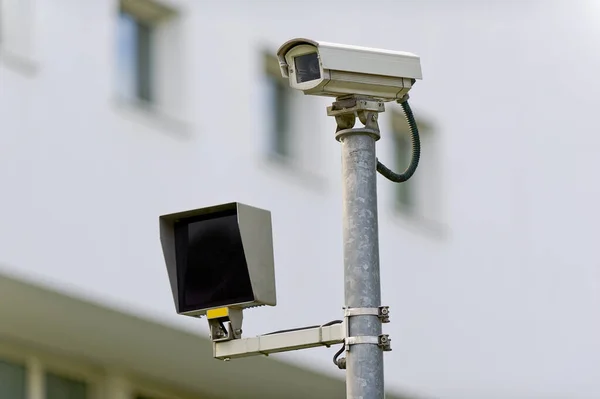 Telecamera Sicurezza Sistema Sicurezza — Foto Stock