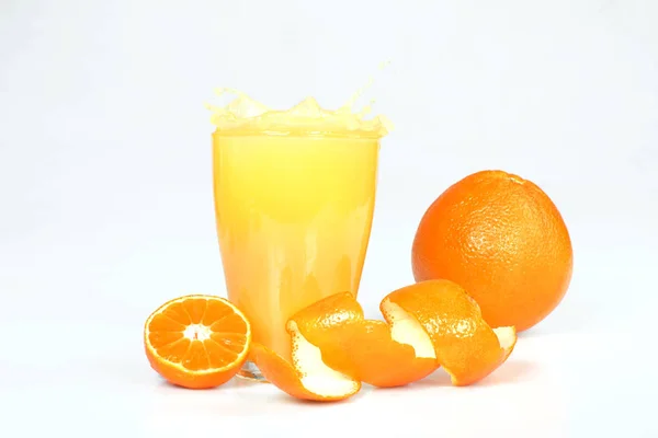 Fresh Orange Juice Splashing — Stock Photo, Image