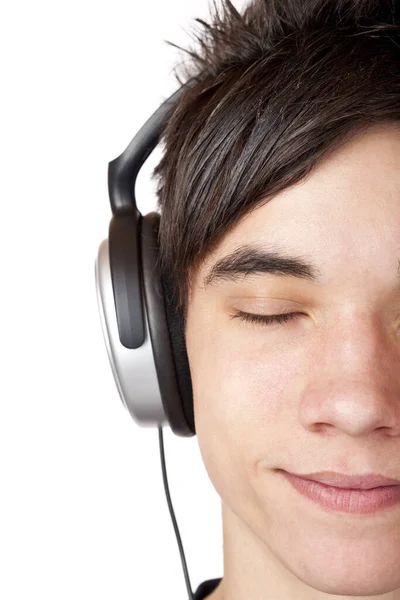 Jóvenes Escuchando Música — Foto de Stock