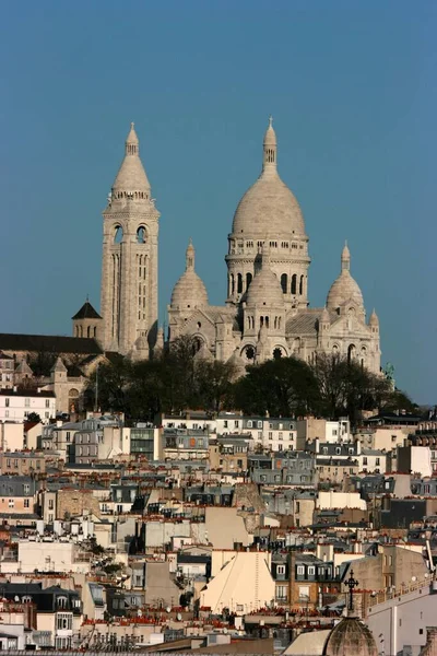Bazylika Sacre Coeur Paryżu — Zdjęcie stockowe