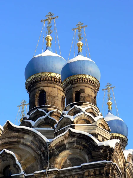 Russian Orthodox Church Winter — Stock Photo, Image