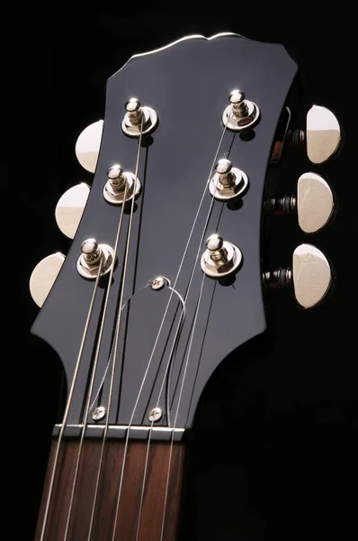 Głowa Szyja Gitary Elektrycznej — Zdjęcie stockowe