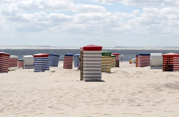 Beach Chairs Sea — Stock Photo, Image