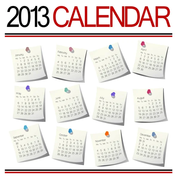 2018 Års Kalender Med Spansk Planerare — Stockfoto