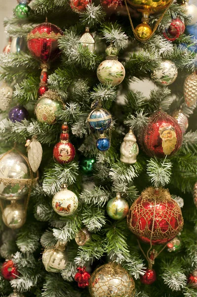 Decoración Navidad Fondo Cerca —  Fotos de Stock