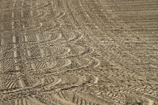 Traces Pneus Tracteur — Photo