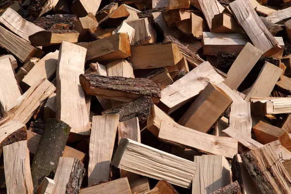 Hromada Dřeva Podpal Dřevěný Materiál — Stock fotografie