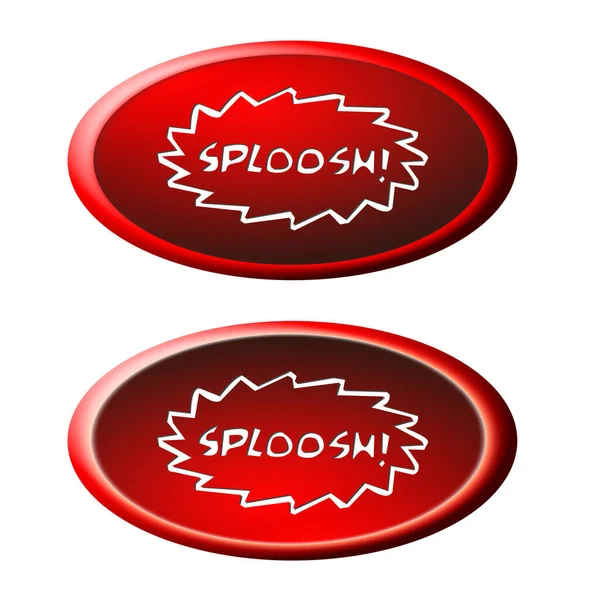 Internet Sploosh Press Buttons — Stock Photo, Image