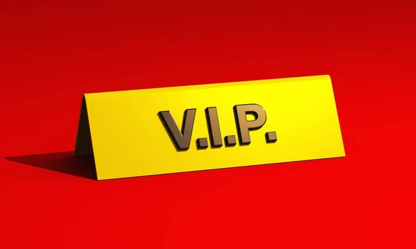 Escudo Vip Premium Vermelho — Fotografia de Stock