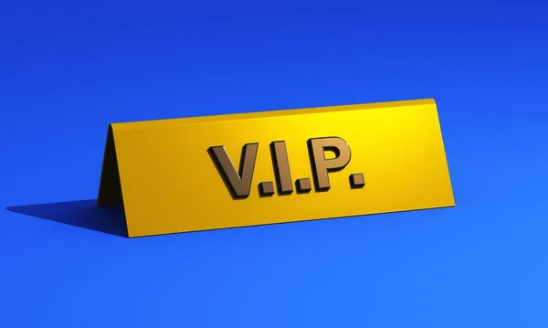 Premium Vip Schild Auf Blau — Stockfoto