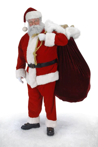 Babbo Natale Albero Natale — Foto Stock