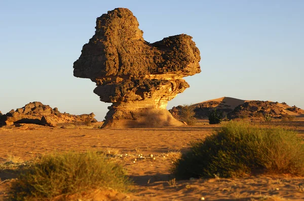 Горный Гриб Горах Акакуса Ливия — стоковое фото