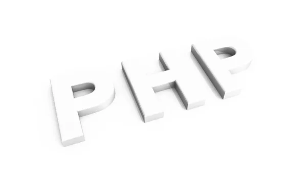 Text Php Isolated — Stock Photo, Image