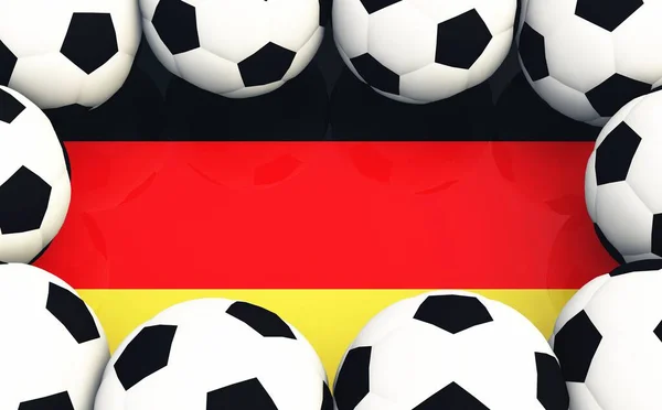 Germany Soccer Background — Photo