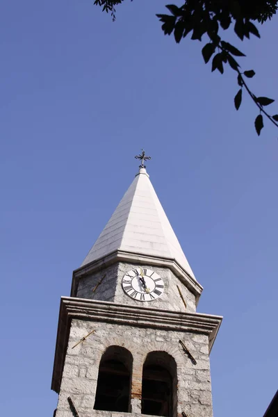 Kirchturm Opatija Kroatien — Stockfoto