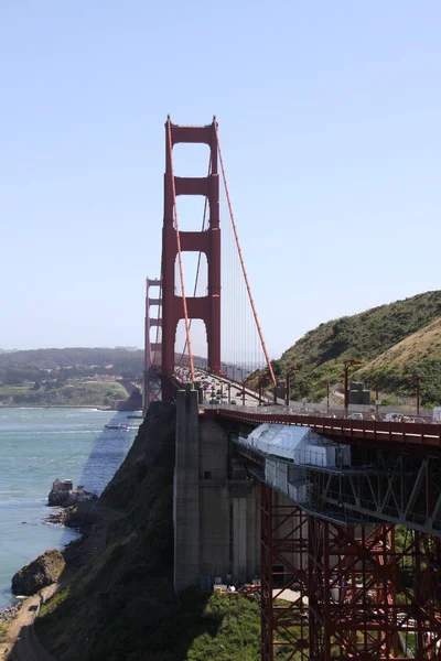 Golden Gate Híd Itt San Francisco — Stock Fotó