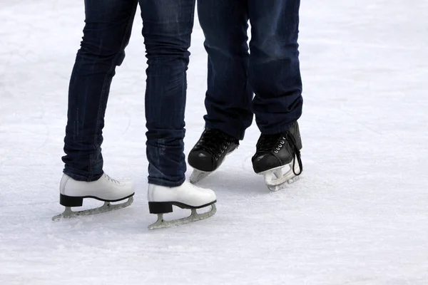 Ice Skating Rink Winter — Stock Photo, Image