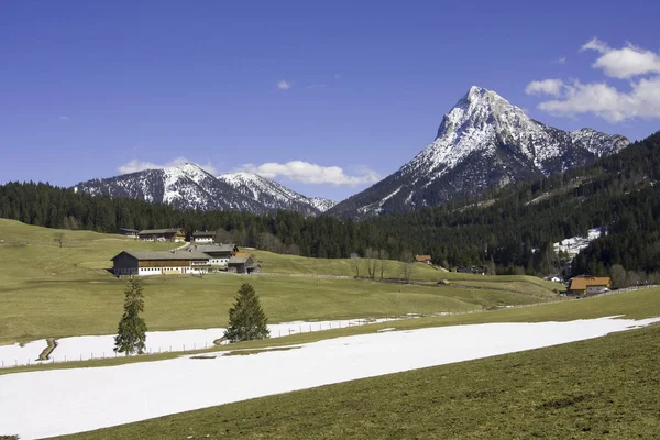 Incrível Natureza Alpes Montanhas Fundo — Fotografia de Stock