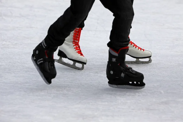 Pista Patinaje Sobre Hielo Invierno — Foto de Stock