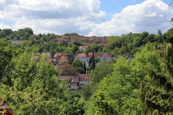 Vakwerkhuis Historische Binnenstad Bad Mnstereifel Noordrijn Westfalen Duitsland — Stockfoto