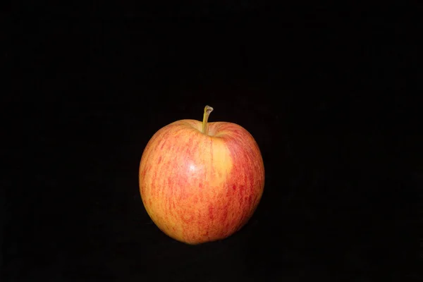 Ett Äpple Svart — Stockfoto