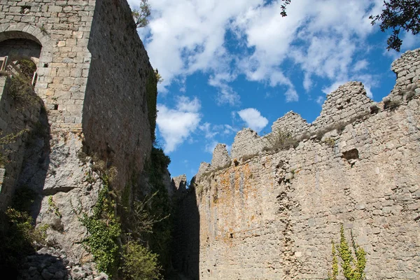 Vista Panorâmica Bela Arquitetura Medieval Fortaleza — Fotografia de Stock