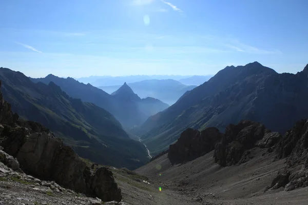 Vista Panorâmica Bela Paisagem Alpes — Fotografia de Stock