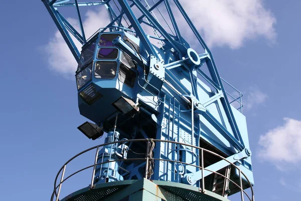 Industrial Crane Cuxhaven — Stock Photo, Image