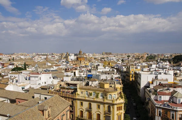 Vista Panorâmica Das Fachadas Cidade — Fotografia de Stock