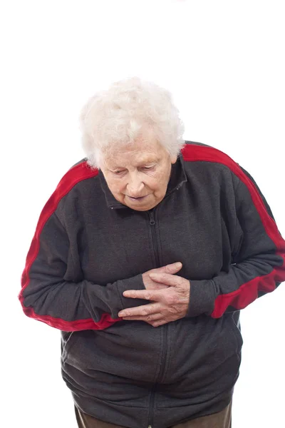 Γιαγιά Καρδιακή Προσβολή — Φωτογραφία Αρχείου