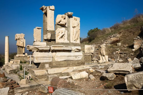 Ruines Ancienne Ville Ephèse Dinde — Photo
