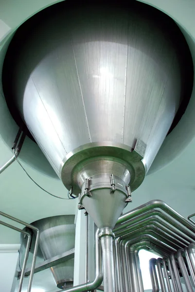 醸造設備発酵タンク — ストック写真