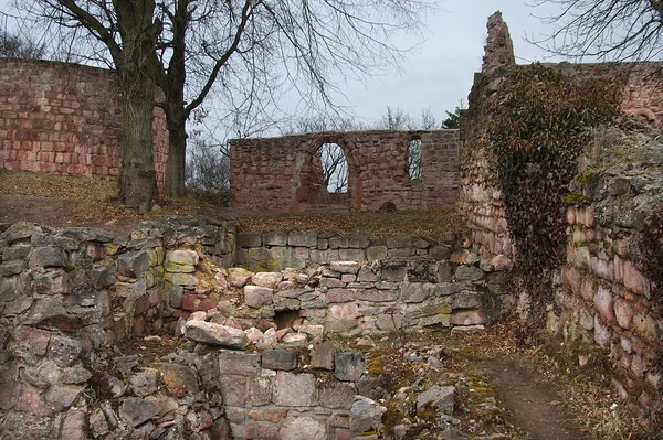 Burgruine Barbarossadenkmal — Stockfoto