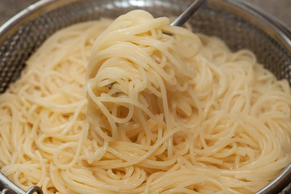 Вкусная Итальянская Спагетти Паста — стоковое фото