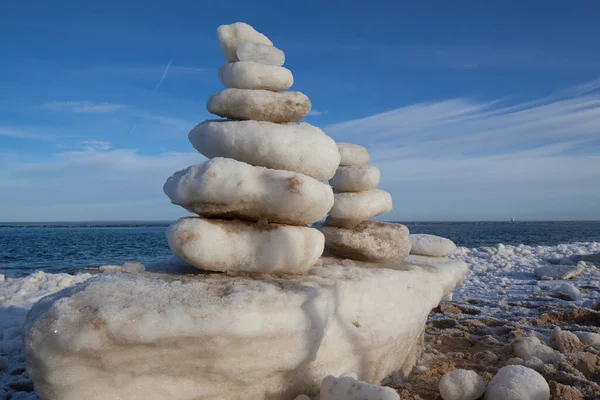 Eisdampfer Beach Sylt — Stock Photo, Image