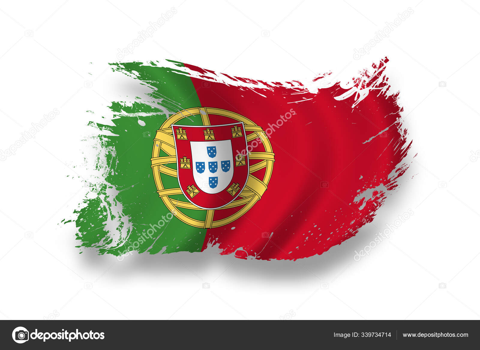 Drapeau Du Portugal - L'Europe Photo stock - Image du portugal, pays:  35131264