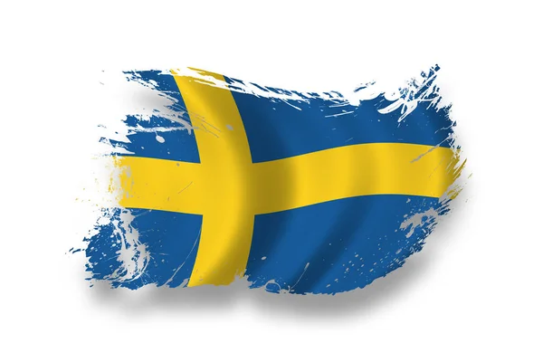 Flag Sweden National Country Flag — Stock Photo, Image