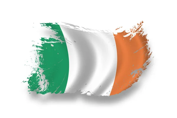Bandiera Dell Irlanda Bandiera Nazionale Del Paese — Foto Stock
