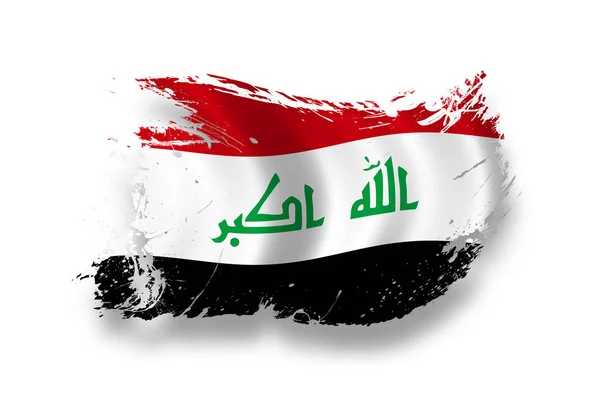 Bandiera Dell Iraq Bandiera Nazionale — Foto Stock
