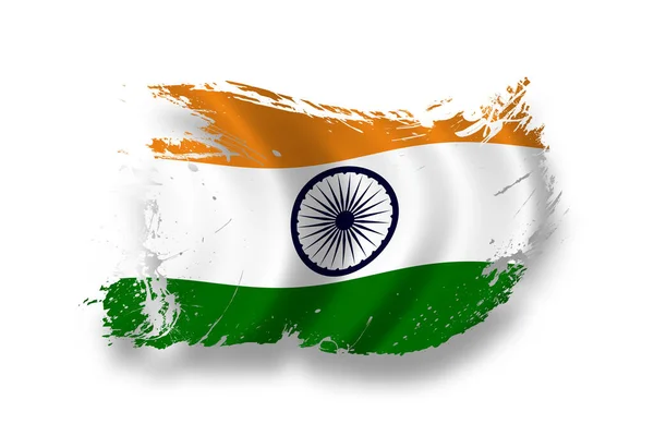 Прапор Індії Національний Прапор Країни — стокове фото