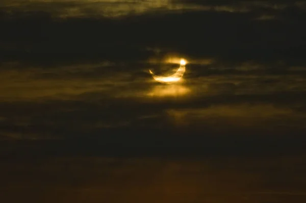 Сонячне Затемнення Небі Астрономія — стокове фото