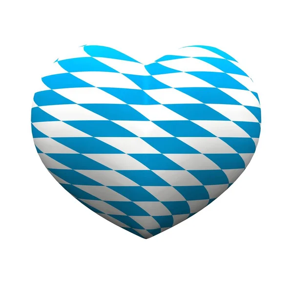 Srdce Milujeme Bavorsko — Stock fotografie