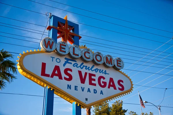 Velkommen Til Fabelaktige Las Vegas – stockfoto