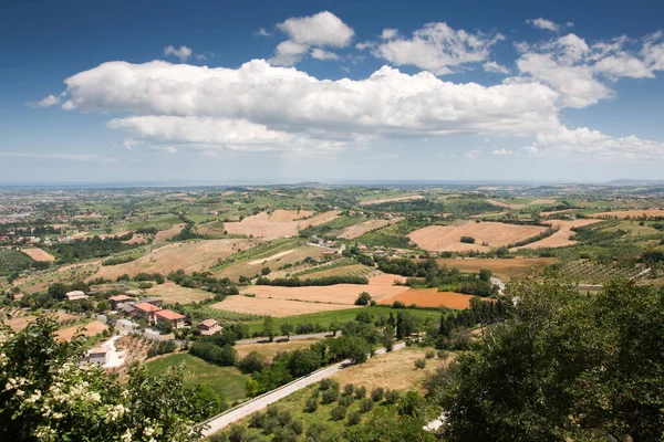 Landschap Marche Italië — Stockfoto