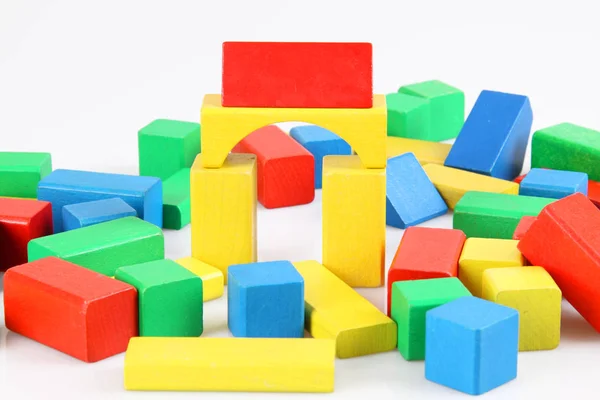 Zbliżenie Kolorowych Zabawek Dla Dzieci — Zdjęcie stockowe