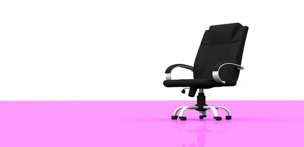 Krzesło Wykonawcze Różowym — Zdjęcie stockowe