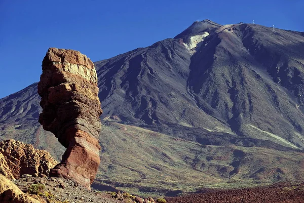 Roque Chinchado Com Teide — Fotografia de Stock