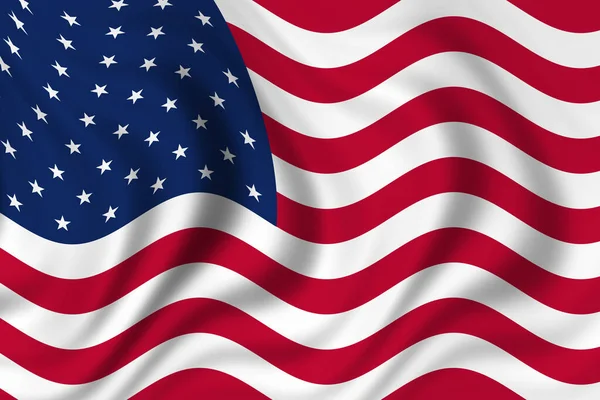 Vlag Van Verenigde Staten — Stockfoto